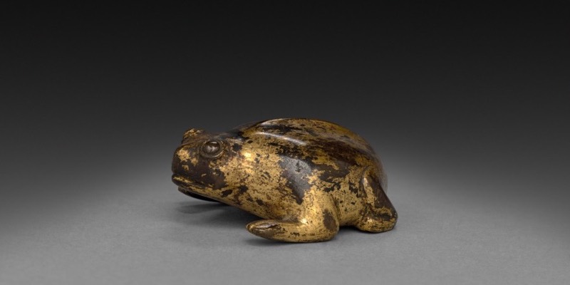 Toad, a bronze from 386 to 534 CE, Cleveland Museum of Art